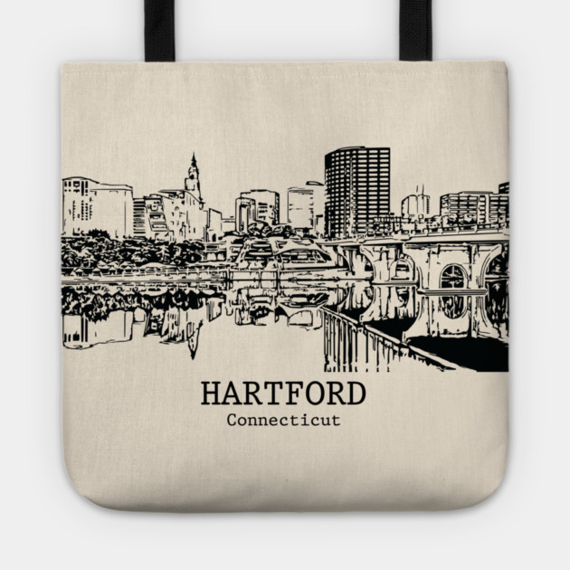 Hartford - Connecticut Tote by Lakeric