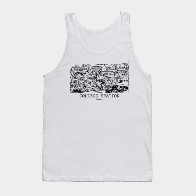 College Station - Texas Tank Top by Lakeric