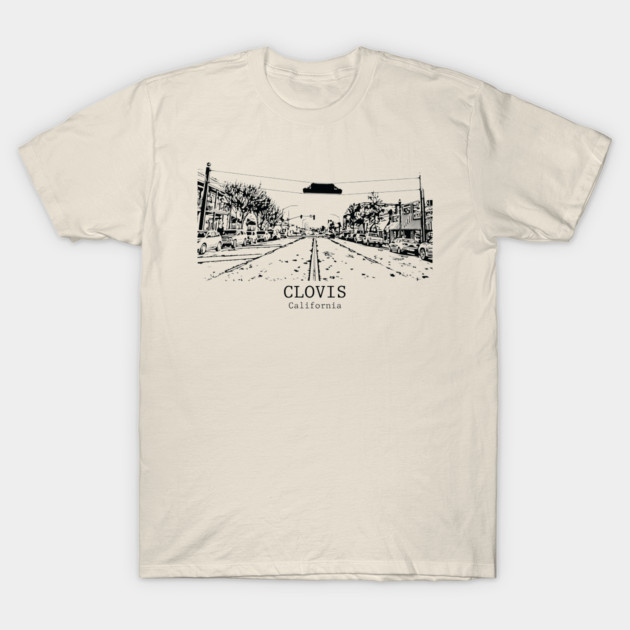 Clovis - California T-Shirt by Lakeric