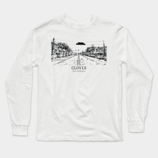 Clovis - California Long Sleeve T-Shirt