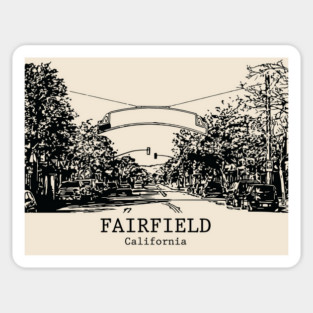 Fairfield - California Sticker