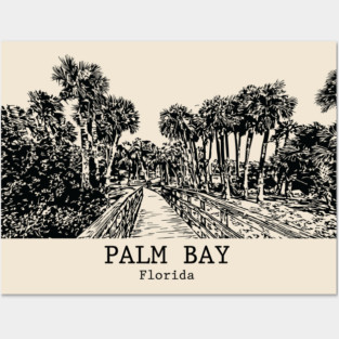 Palm Bay - Florida Posters and Art