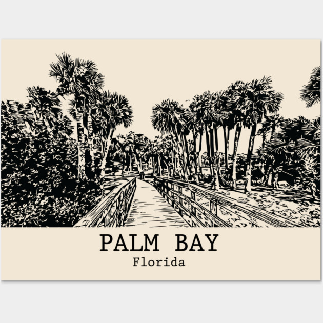 Palm Bay - Florida Wall Art by Lakeric