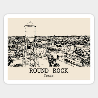 Round Rock - Texas Magnet
