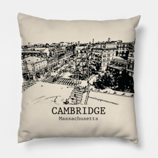 Cambridge - Massachusetts Pillow