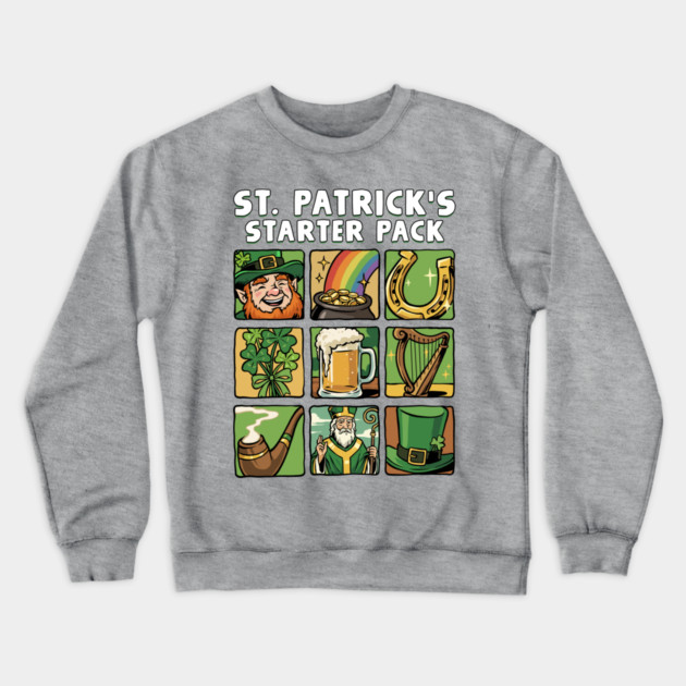 St. Patricks Starter Pack Crewneck Sweatshirt by GoshWow®