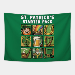St. Patricks Starter Pack Tapestry