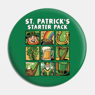 St. Patricks Starter Pack Pin