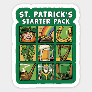 St. Patricks Starter Pack Sticker