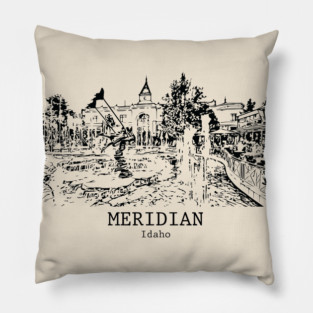Meridian - Idaho Pillow
