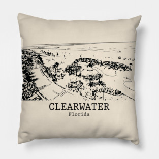 Clearwater - Florida Pillow