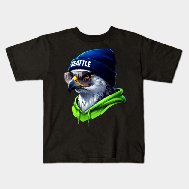 Seattle football fan Kids T-Shirt by UrbanLifeApparel