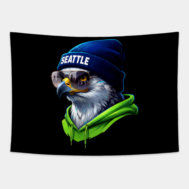 Seattle football fan Tapestry by UrbanLifeApparel