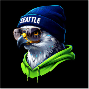 Seattle football fan Posters and Art