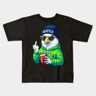 Seattle Middle Finger Kids T-Shirt
