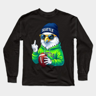 Seattle Middle Finger Long Sleeve T-Shirt