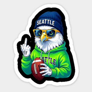 Seattle Middle Finger Sticker