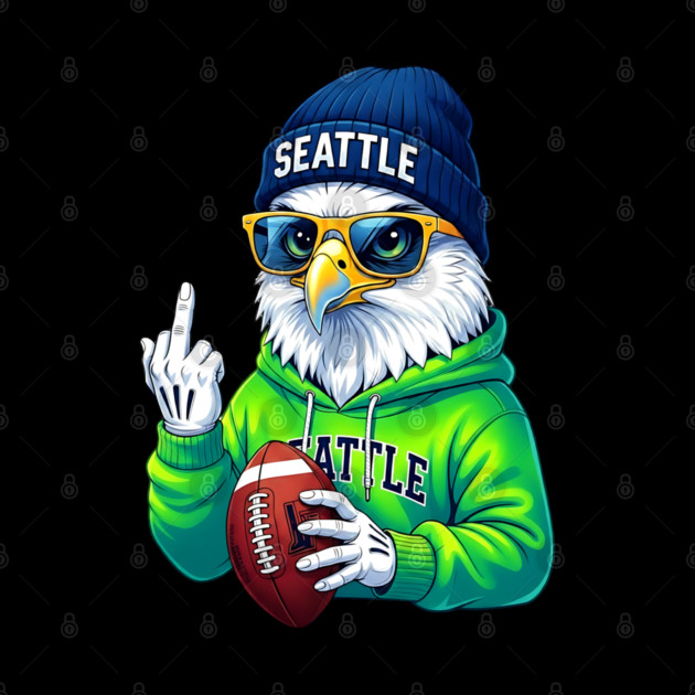 Seattle Middle Finger by UrbanLifeApparel