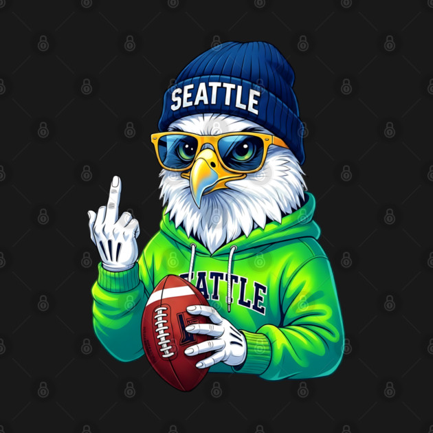 Seattle Middle Finger by UrbanLifeApparel