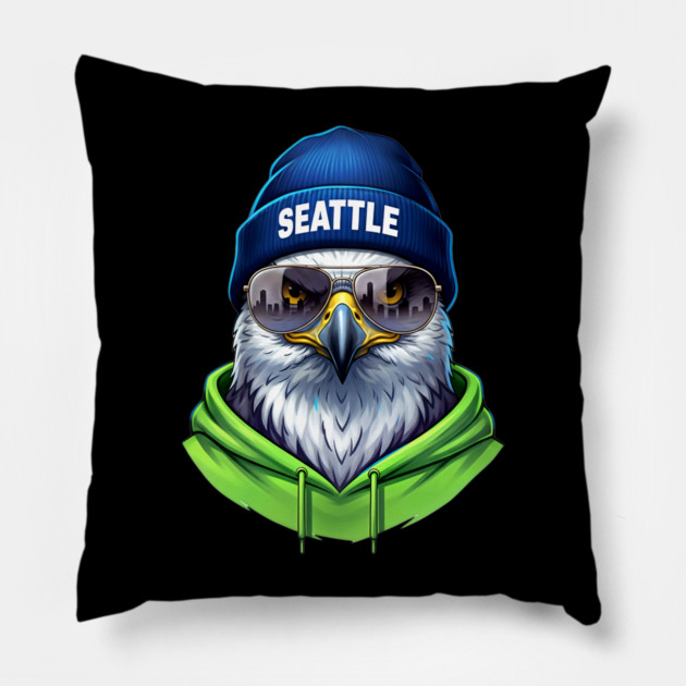 Seattle Spirit Animal Pillow by UrbanLifeApparel