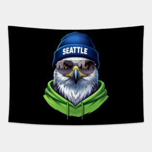 Seattle Spirit Animal Tapestry