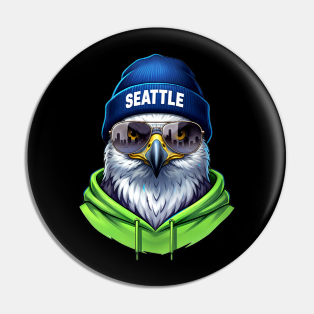 Seattle Spirit Animal Pin by UrbanLifeApparel