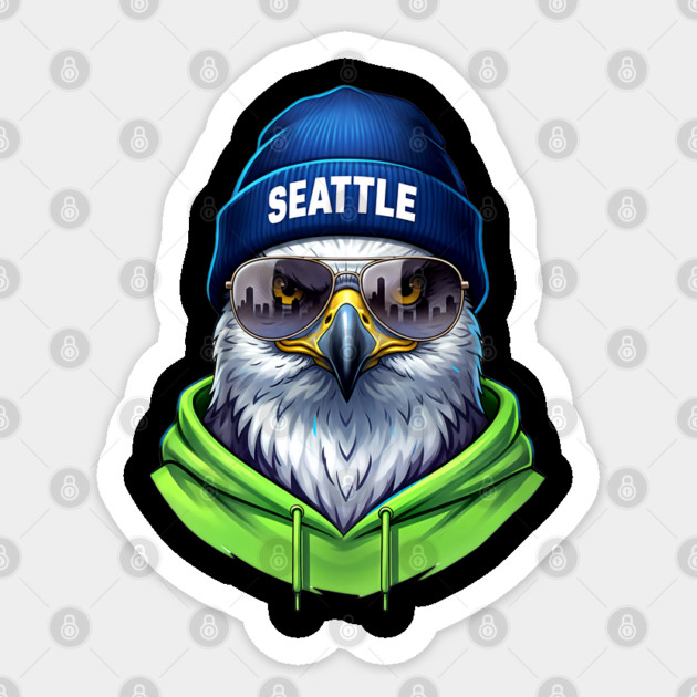Seattle Spirit Animal Sticker by UrbanLifeApparel
