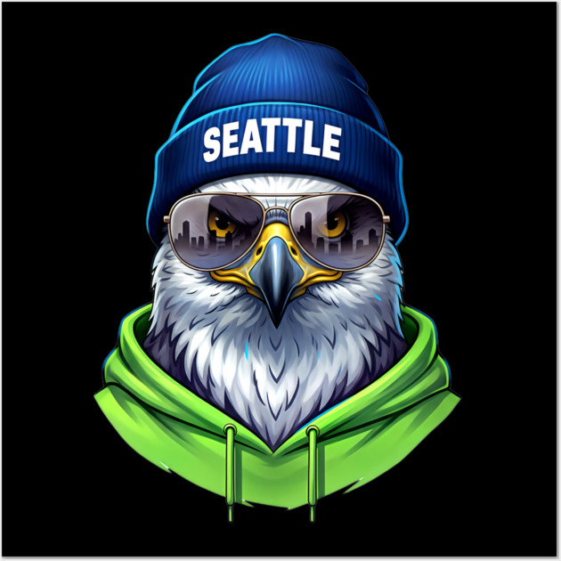 Seattle Spirit Animal Wall Art by UrbanLifeApparel