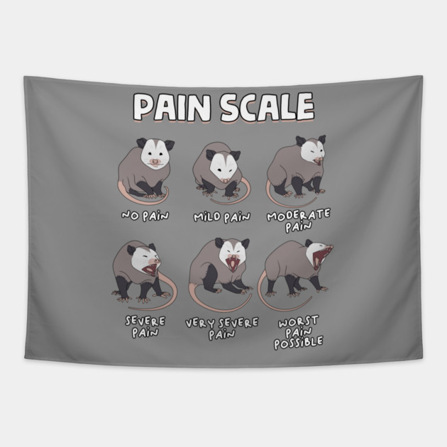 Pain Scale Tapestry by GoshWow®