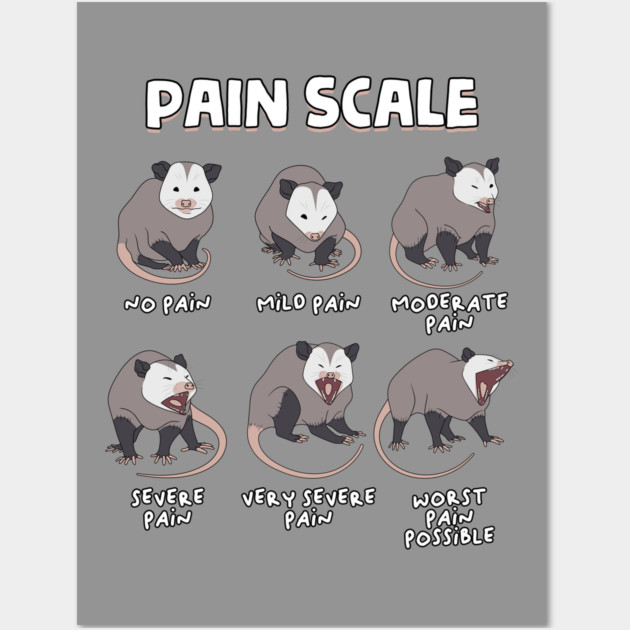 Pain Scale Wall Art by GoshWow®