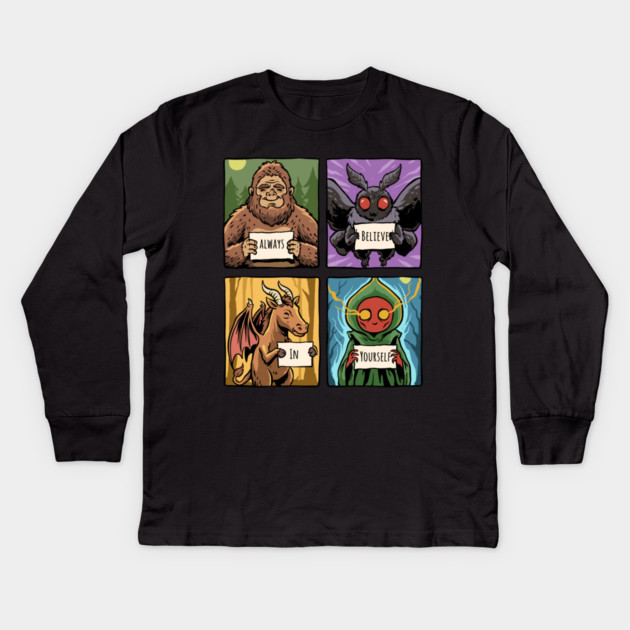 Always Believe In Yourself Kids Long Sleeve T-Shirt by GoshWow®