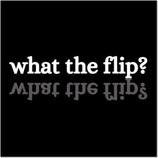 what-the-flip Posters and Art