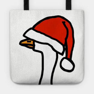 Santa Silly Goose Tote