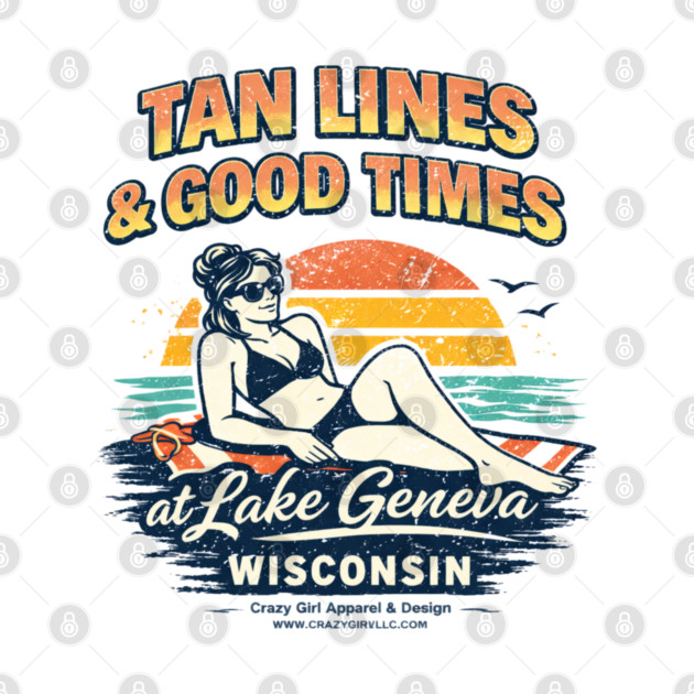 Tan Lines Good Times, Lake Geneva, Wisconsin by CrazyGirl