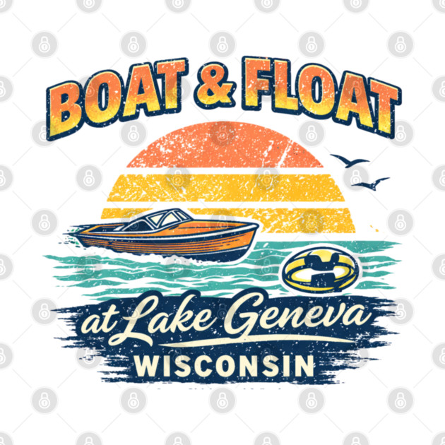 Boat and Float at Lake Geneva, Wisconsin by CrazyGirl