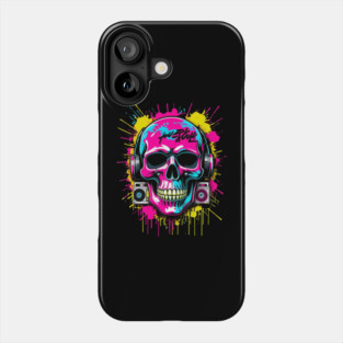 Cool Skull T-Shirt | Edgy Streetwear Graphic Tee | Urban Dark Style Phone Case
