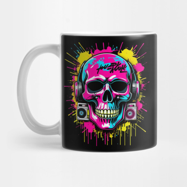 Cool Skull T-Shirt | Edgy Streetwear Graphic Tee | Urban Dark Style by Muhammad Naveed Khan