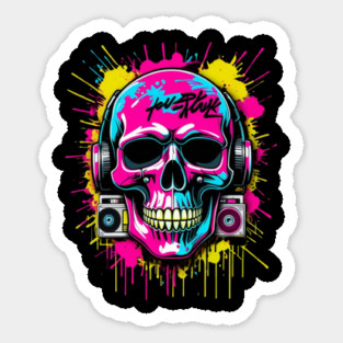 Cool Skull T-Shirt | Edgy Streetwear Graphic Tee | Urban Dark Style Magnet