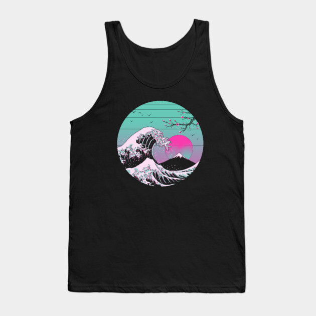 The Great Vapor Aesthetics Tank Top by Meowster Catana by Vincent Trinidad Art 