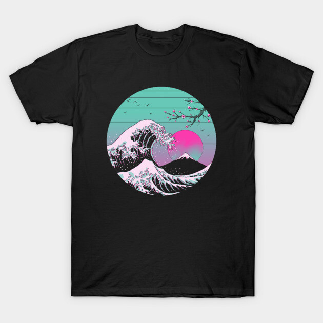 The Great Vapor Aesthetics T-Shirt by Meowster Catana by Vincent Trinidad Art 