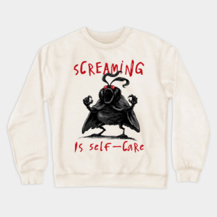 Screaming is Self Care Crewneck Sweatshirt