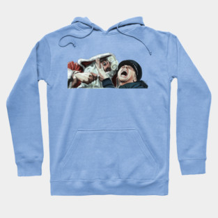 Hot Fuzz: A Deranged Santa Claus Hoodie