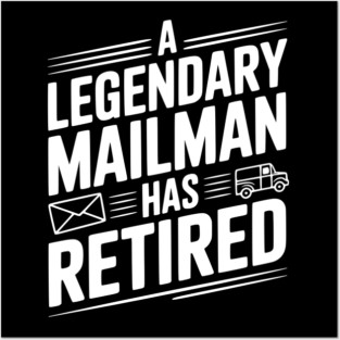 A Legendary Mailman Has Retired Posters and Art