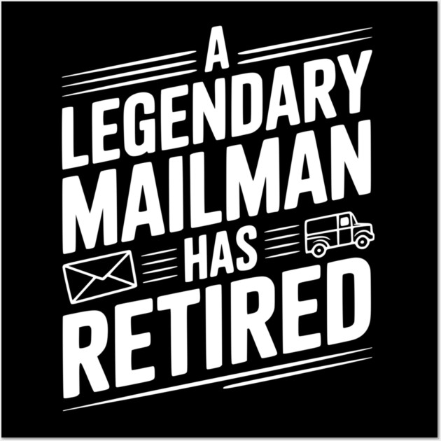 A Legendary Mailman Has Retired Wall Art by Frank Ring