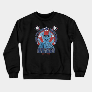 250 Years of Freedom Muppet Sam Eagle America Style Crewneck Sweatshirt