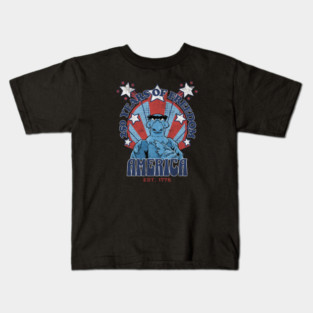 250 Years of Freedom Muppet Sam Eagle America Style Kids T-Shirt