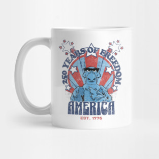 250 Years of Freedom Muppet Sam Eagle America Style Mug