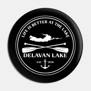 Delavan Lake, Wisconsin Badge Pin
