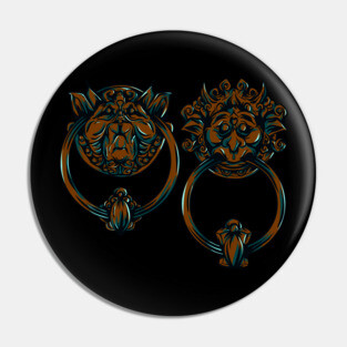 Labyrinth door knockers Pin