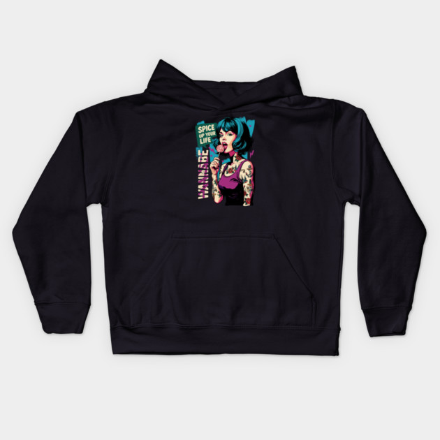 WANNABE Kids Hoodie by artslaves